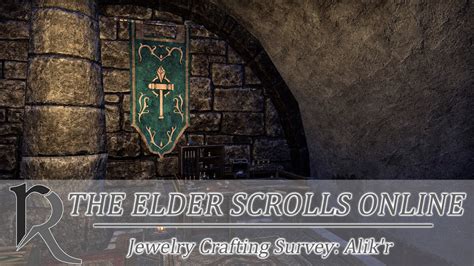Eso Jewelry Crafting Survey Alik R Youtube