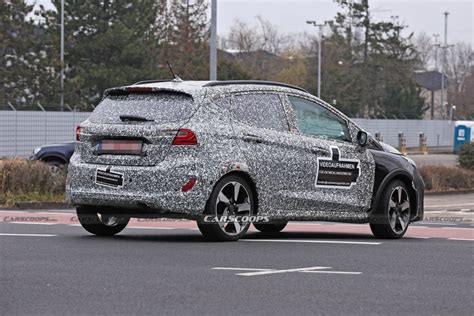 Facelifted 2022 Ford Fiesta Active Spied Testing Out Subtle Tweaks