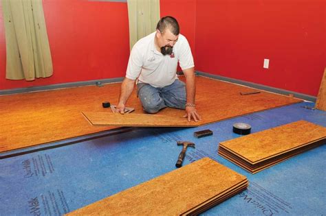 Cork floor overview illustration by gregory nemec. Cork Works: Installing Cork Flooring | Cork flooring, Home ...