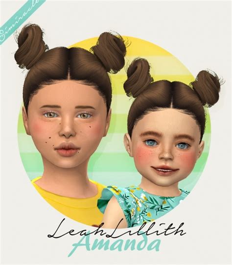 Leahlillith Jen Hair Kids Toddlers At Simiracle Sims 4 Updates Vrogue
