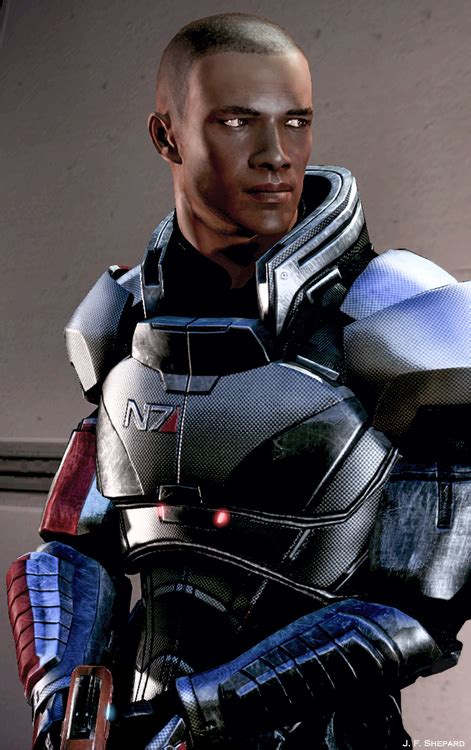 Mass Effect 3 My Custom Shepard Aka Jamie Fox Shepard Mass Effect Art
