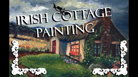 Irish Cottage Acrylic Painting Youtube