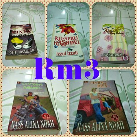Antara koleksi novel yang ingin di jual. Laici Ribena: Novel terpakai untuk dijual
