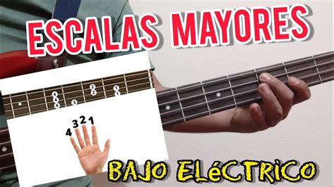 Aprende A Tocar Las Escalas Mayores En Bajo Eléctrico Tutorial Para