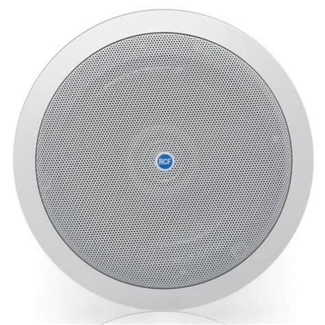 During the 50's and 60's rcf quickly established itself as an oem components manufacturer of transducers. RCF PL6X Water Resistant 6" 100V Ceiling Speaker - RCF ...