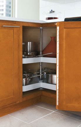 Cabinet lazy susans a lazy susan cabinet is ideal for organizing spices, packaged foods and even small appliances. Base Lazy Susan Cabinet - Aristokraft Cabinetry