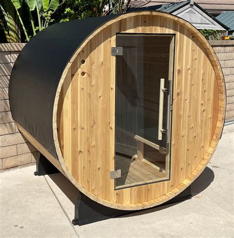 Outdoor Barrel Sauna Cover