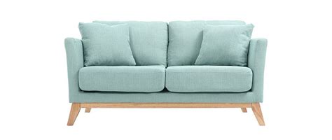 Die eckigen füße aus eschenholz in eichefarben sind mit ihrer ausgestellten form typisch skandinavisch. Sofa skandinavisch 2 Plätze Lagunenblau und helle Holzbeine OSLO (mit Bildern) | Sofa ...