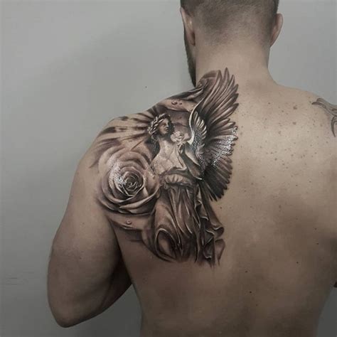 90 Fanciful Angel Tattoo Designs A Blend Of Mythology