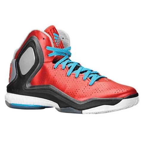 In Stock Now Authentic Adidas Derrick D Rose 5 Boost Black Red Teal