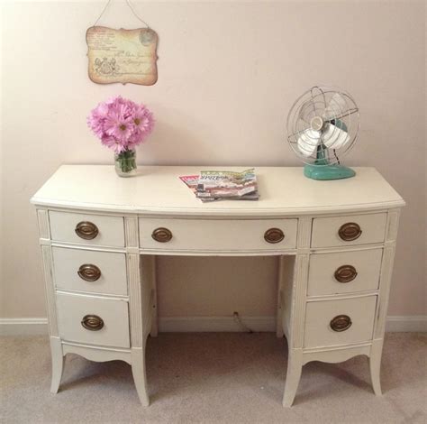 Shabby Chic Annie Sloan Chalk Paint Desk Lightly Distressed In Old
