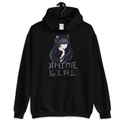 Anime Girl Hoodie Anime Clothes Vaporwave Hoodie Kawaii Etsy