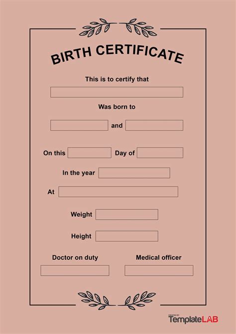 Just download one, open it in a program that can display the pdf files, and print. Printable Fillable Blank Birth Certificate ~ news word
