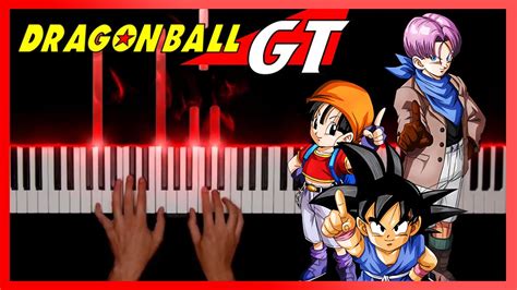 Dragon Ball Gt Opening Piano Cover Dan Dan Kokoro Hikareteku Youtube