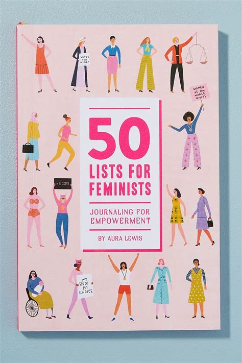 50 Lists For Feminists Guided Journal Journaling For Empowerment