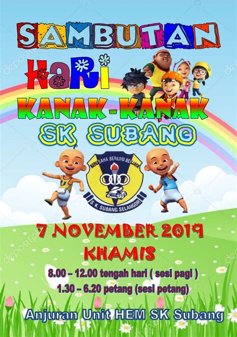 International children's day, icd) diraikan di banyak negara, biasanya pada 1 jun setiap tahun, tetapi tidak semestinya. hari kanak-kanak by sukansks - Flipsnack