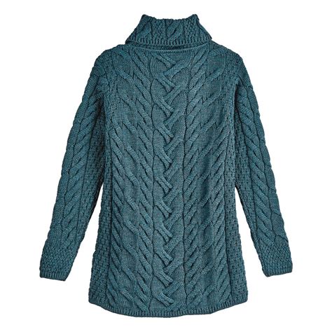 Aran Woollen Mills Aran Woolen Mill Womens Merino Wool Sweater Jacket