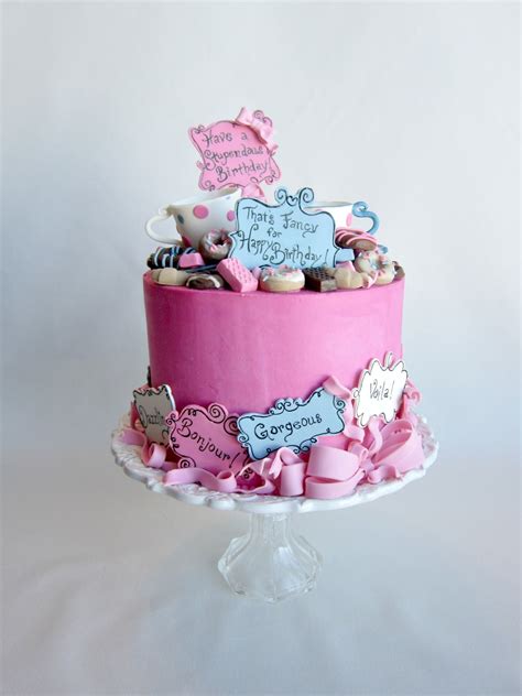 Delectable Cakes Most Stupendous Fancy Nancy Birthday Cake