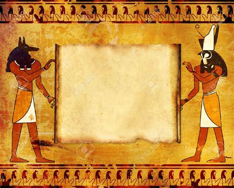 Background With Egyptian Gods Images Anubis And Horus Anubis And Horus Egyptian Gods