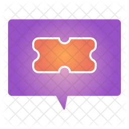 Request ticket Icon - Download in Flat Style