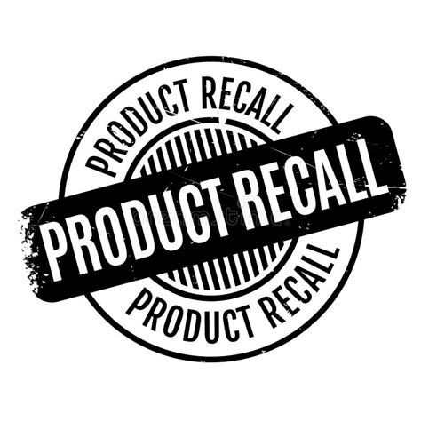 Product Recall Rubber Stamp Stock Illustration Illustration Of Bring