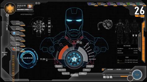 Free Download Live Wallpaper Featuring An Animated 3d Model Of Iron Man