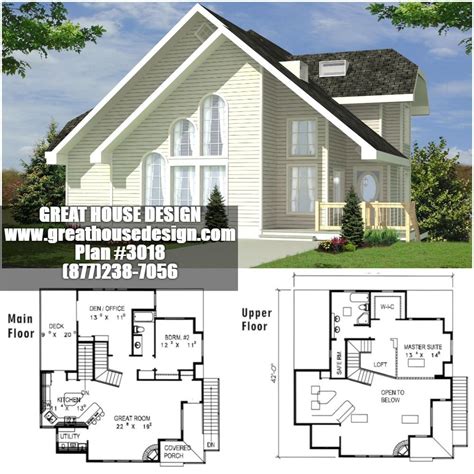 Maybe you would like to learn more about one of these? 1 1/2 Story Modern House Plan #3018 Toll Free (877) 238 ...