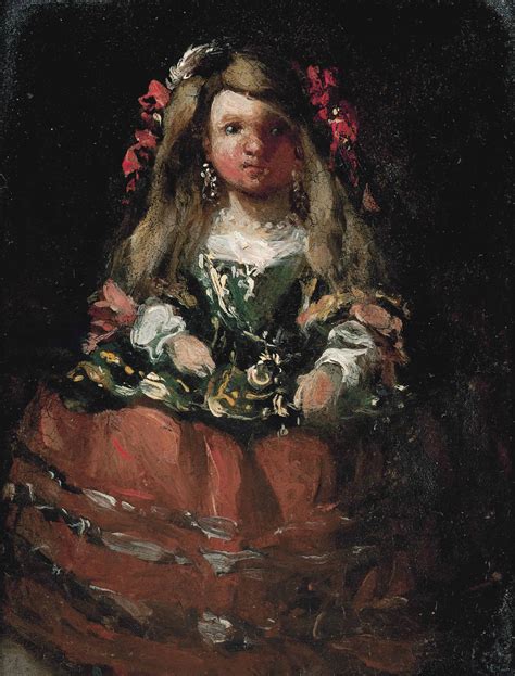 Attributed To Eugenio Lucas Velázquez Madrid 1817 1870 Study For A