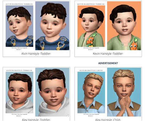Sims 4 Male Toddler Hair Cc Bios Pics