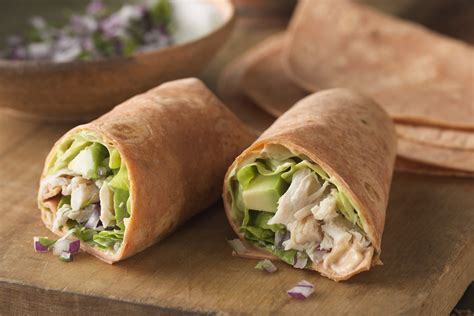 Pulled Chicken Wraps Goldn Plump