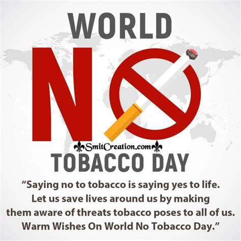 World No Tobacco Day Poster Messages Smitcreation Com