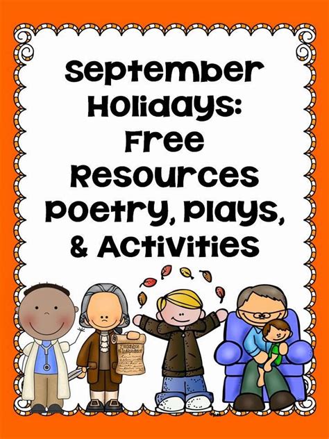 Lmn Tree September Holidays Free Resources Poems Plays And