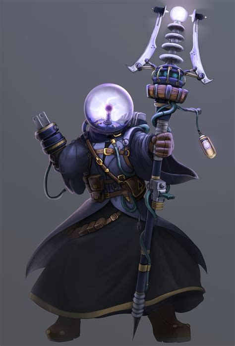 Artstation Electric Wizard Chulwoon Yang Fantasy Character Design
