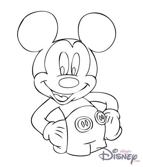 Fotos De Mickey Mouse Para Pintar Colorear Imágenes