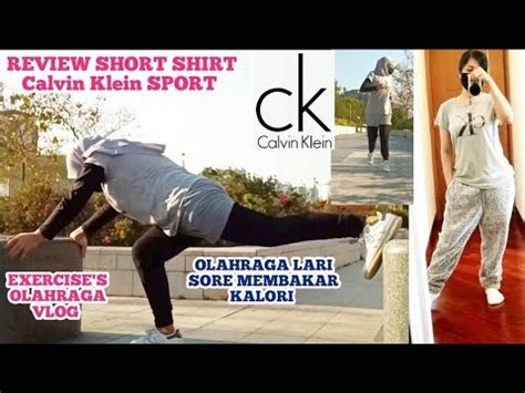 OOTD🏃‍♀️BAJU OLAHRAGA Calvin Klein SHORT SHIRT SPORT OUTFITS