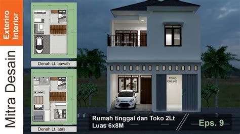 Kumpulan gambar desain rumah minimalis terbaru dan lengkap. DESAIN RUMAH TINGGAL DAN TOKO 2LT. ( Part.1) - YouTube
