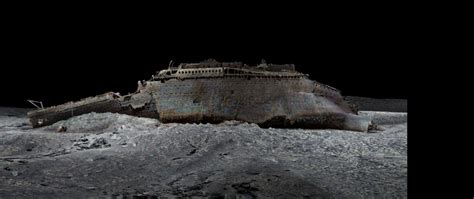 Titanic Hochauflösende 3D Aufnahmen zeigen erstmals das ganze Wrack