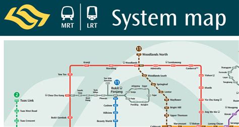 แจกฟรี แผนที่รถไฟใต้ดินสิงคโปร์ Singapore Mrt Map ตะลอนเที่ยวดอทคอม