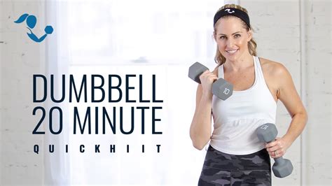Dumbbell Minute Quick Hiit Workout Full Body High Intensity Interval Training Home Workout