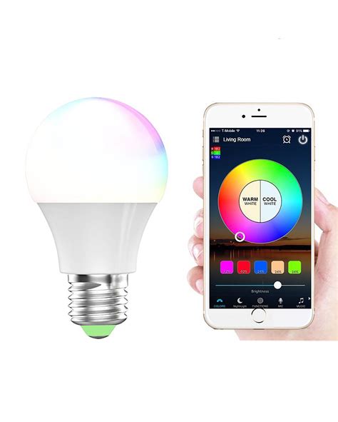 Smart Led Bulb Rgbmulti Color Wifi Controlled Smart Led