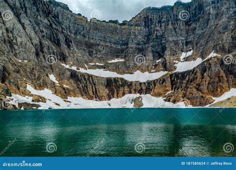 0000337 Iceberg Lake Glacier National Park Montana 5158 Stock Photo