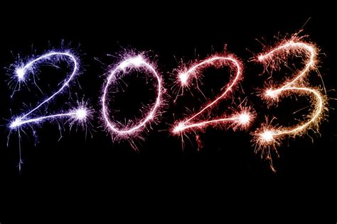 Photo Of Colorful Sparkler New Year 2023 Free Christmas Images