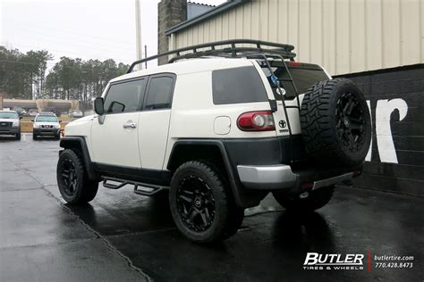 The trd fj cruiser was always fitted with all of the standard bells and whistles offered by toyota from the multi information display on the dash to the 115v plug in the rear cargo area. Lifted Toyota FJ Cruiser with 20in Black Rhino Cog Wheels ...