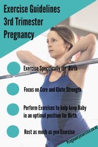 Pregnancy Third Trimester Exercise Guidelines Pregnancy Exercise