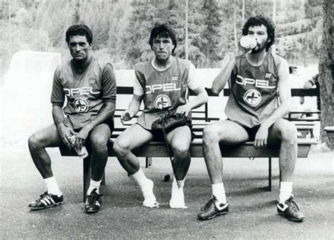 Socrates And Daniel Passarella And Claudio Gentile At Fiorentina 1984 Good Soccer Players