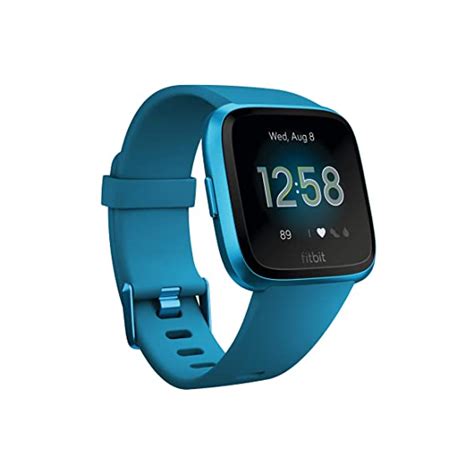 Fitbit Versa Lite Edition Smart Watch Marina Blue Health And Personal Care