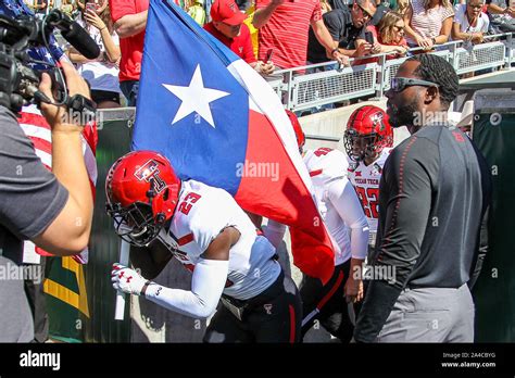 Waco Texas Usa 12th Oct 2019 Texas Tech Players In Action During