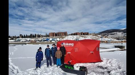Ice-fishing Lake Dillon before record-high February heat wave... on Krystal 93 news - YouTube