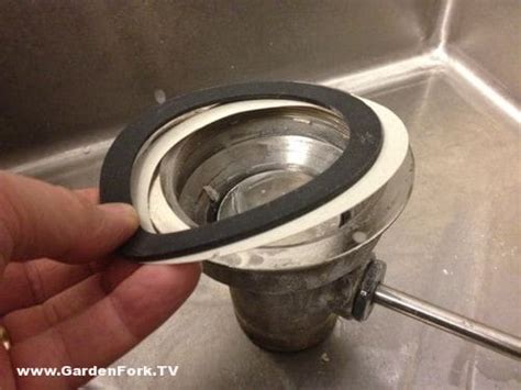 A waste strainer makes washing up that little bit easier by acting as both a plug to allow the sink to fill with water and a basket to catch any food debris before it can escape down the. Replace Sink Strainer Gasket DIY Plumbing - GardenFork.TV ...