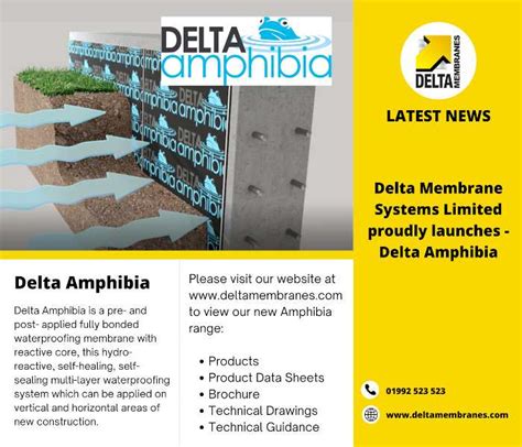 Delta Amphibia Fully Bonded Membrane System Delta Membranes
